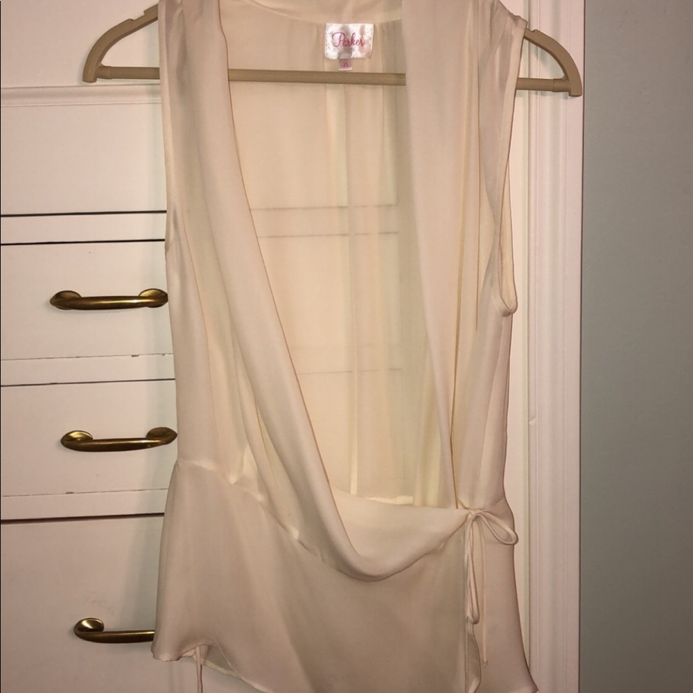 Parker silk wrap Blouse